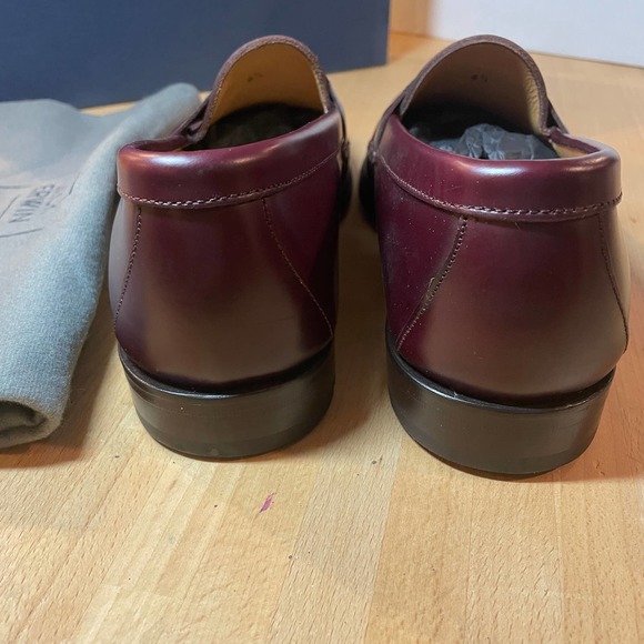 Jack Erwin "Charlie" Burgundy Penny Loafer  NIB - Picture 4 of 9